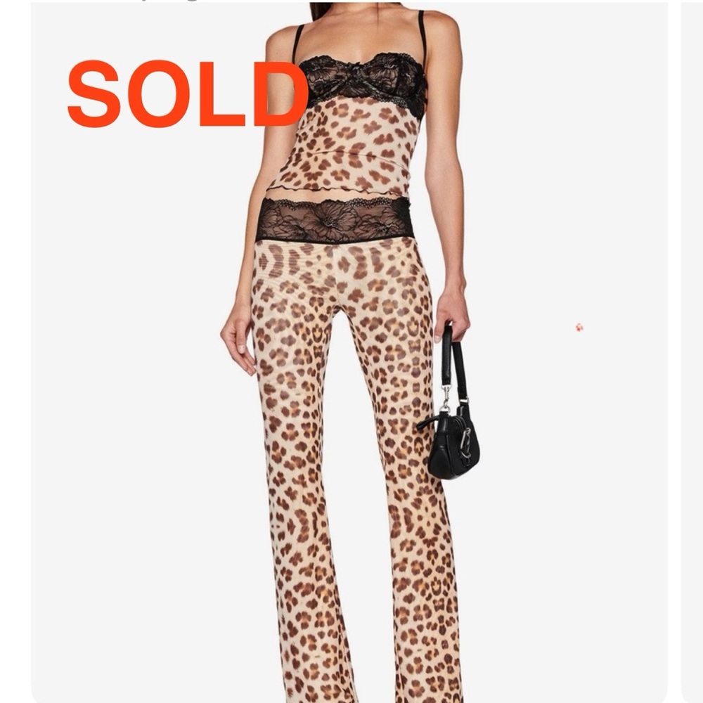 I.AM.GIA Leopard Print Flare Set XXS